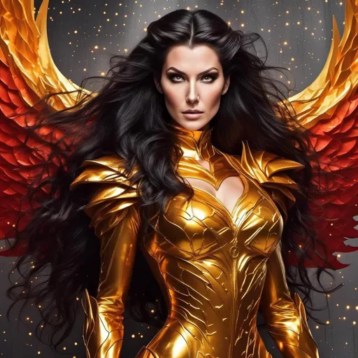 Prompt:  Gold   Supervillainess <mymodel>
