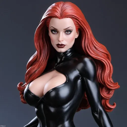 Prompt: <mymodel> madelyne pryor
 statue bimbo