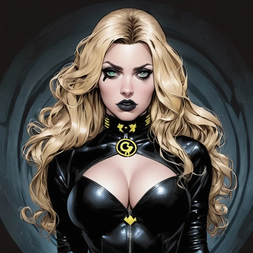 Hypnotic goth black Canary