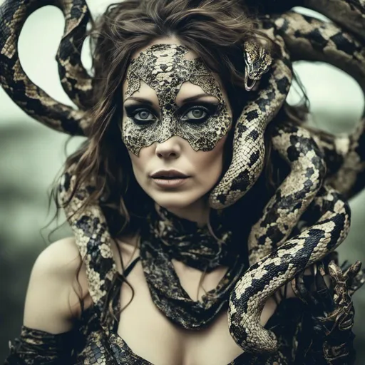 Prompt: Snake woman <mymodel>
