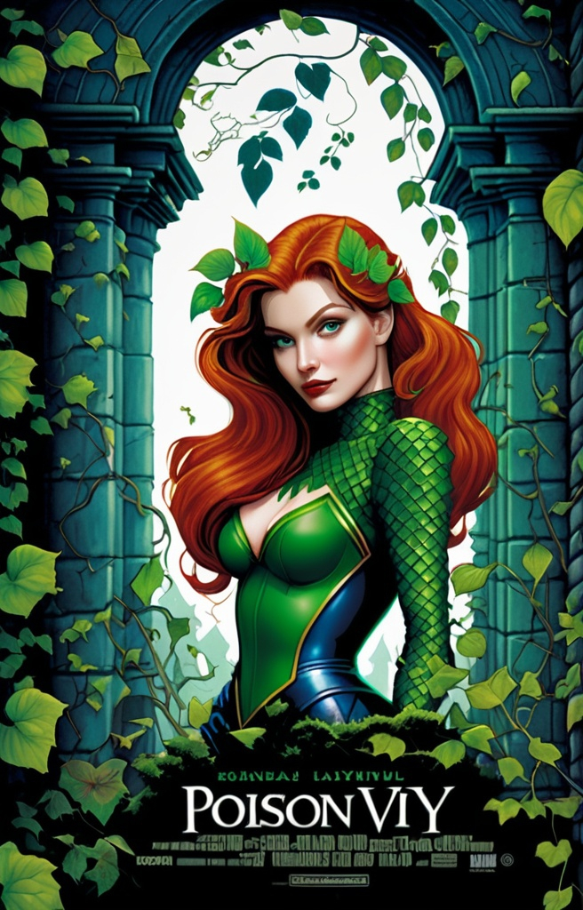 Prompt:  Poison ivy in labyrinth 