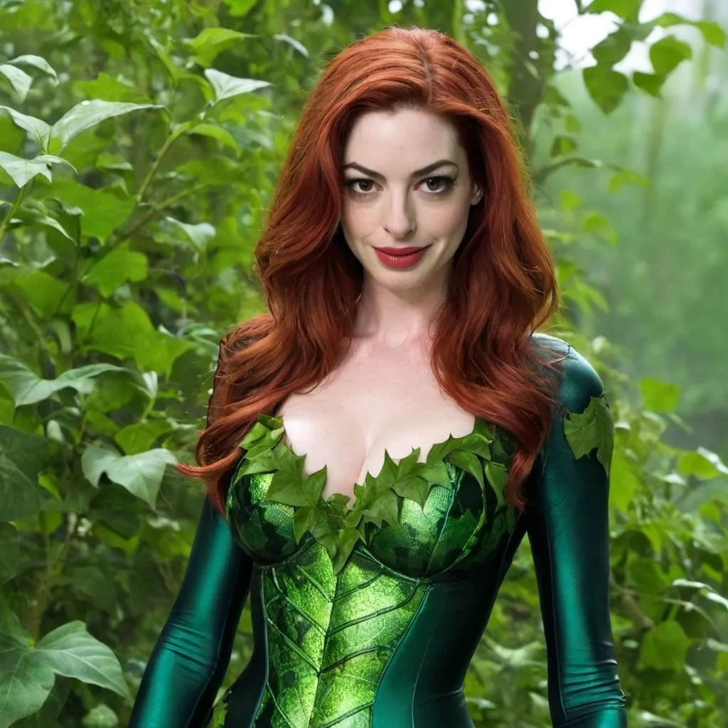 Ann Hathaway as poison ivy