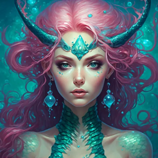 Prompt: <mymodel>  hypnotic mermaid 
