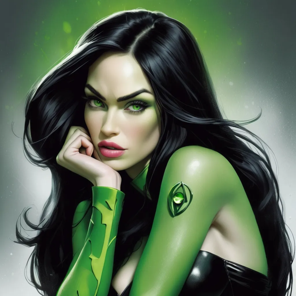 shego ((kim possible)) illustration by Marc Simonett...