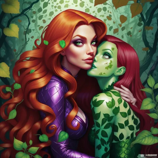 Starfire hypnotized by poison ivy | OpenArt