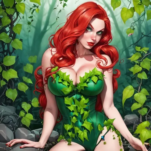 Prompt: laura baily   poison ivy 