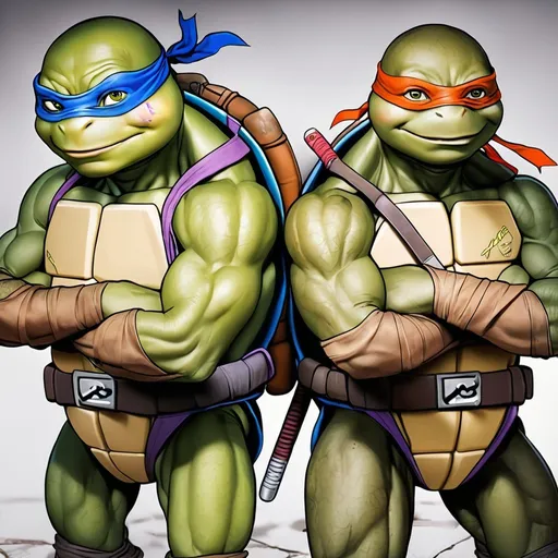 Prompt: Teenage mutant ninja turtle