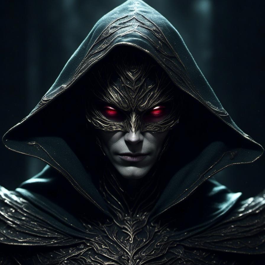 Detailed, high-quality rendering of an evil... | OpenArt