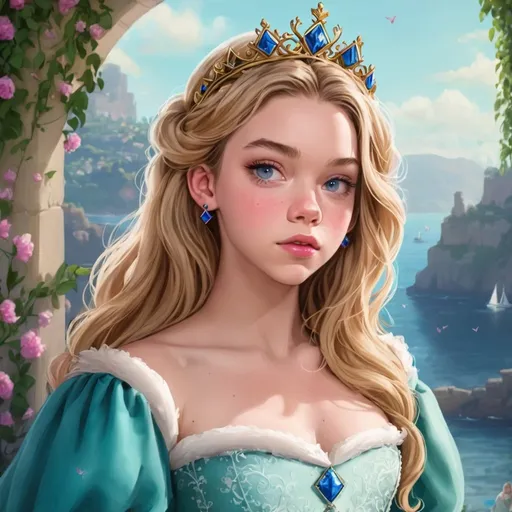 Prompt: Sydney Sweeney  as a princess 