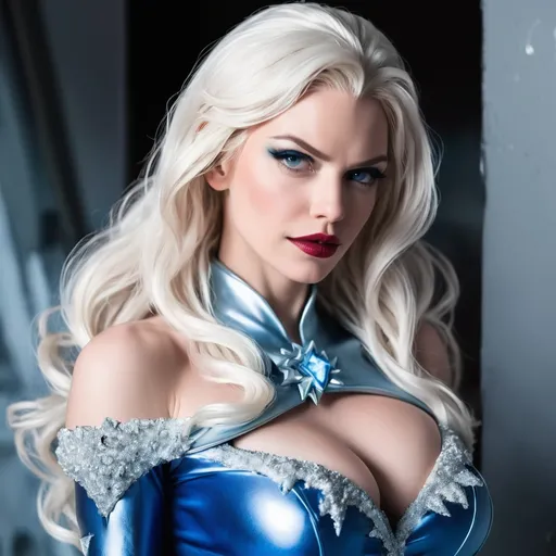 Prompt: Zara larson as killer frost 