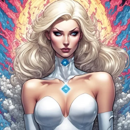 Prompt: <mymodel> hypnotic Emma frost
