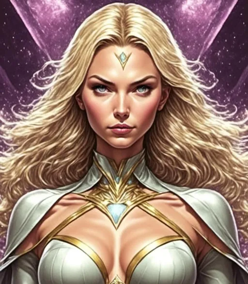 Prompt: <mymodel> Emma frost 
