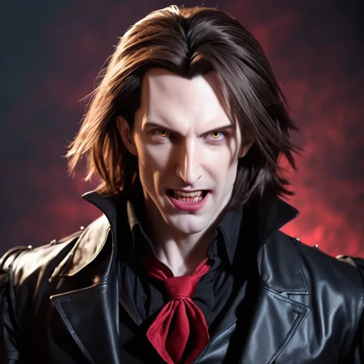 Prompt: Matt mercer as  a vampire 