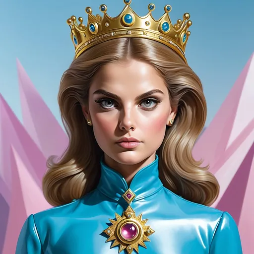 Prompt: Evil Bimbo   Princess Madeleine  latex     hypnotic 
