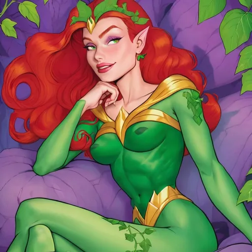 Prompt: Poison ivy  in She-Ra 