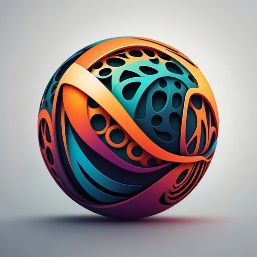 Prompt: (logo design) Bizarre Sphere, eerie vibe, (futuristic elements), science-inspired, (abstract geometry) with intricate patterns, bold and vivid colors, conveying a sense of mystery and discovery, captivating design, smooth gradients and shadows, highly professional, clean lines, dynamic composition, ideal for representing an innovative brand in the science field.