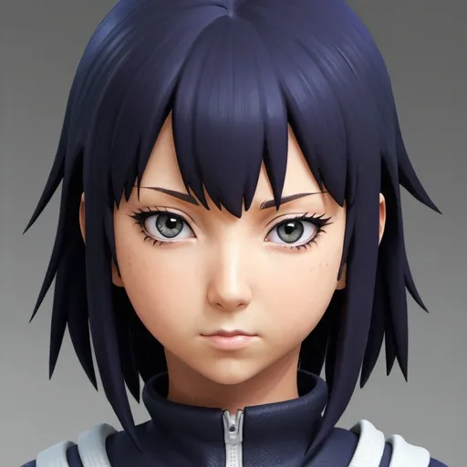 Prompt: please create full body of hinata from naruto serise. please try to create full body. pleas try to make same eye. i mean make sure that hinata has biakugun. try to make the photo realistic
