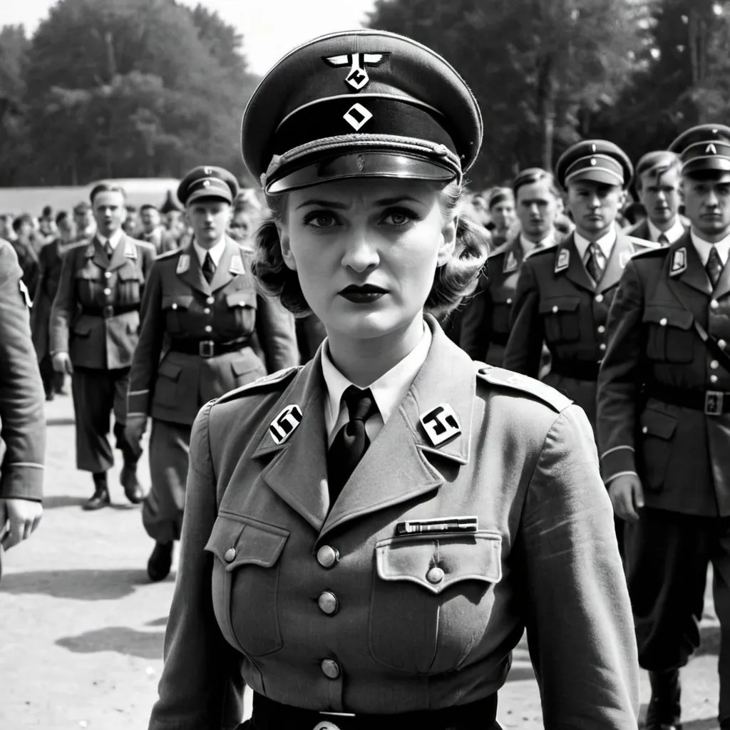 Prompt: nazi woman