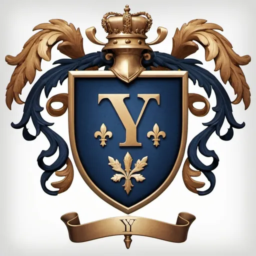 Prompt: Y for a family crest