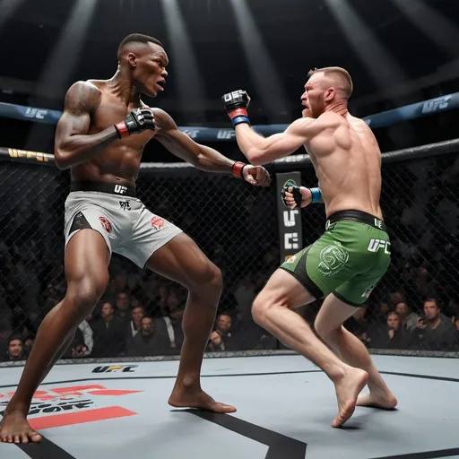 Prompt: israel adesanya vs. dricus du plessis, ufc 305
