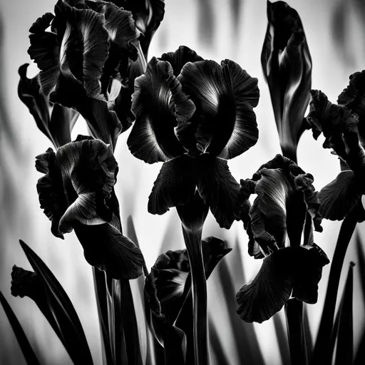 Prompt: I had black irises so dark, the sun didn't even reflect in them. They were horrifying and empty looking. They spoke volumes, despite not making a sound. They were like two pools of ink. The longer he looked at them, the more he felt like he was being pulled in. I had short, fluffy, black hair. It fluffed up in the back and swooped down, covering the bandaged right side of my face. My skin looked soft and was a slight caramel color. I wore a Daphne Edwardian style blouse and a pair of black, vintage trousers with little silver butterflies and white flowers embroidered on. I had black Doc Martins on as well. Attractive, despite the bandages, completely hidden under my clothes, wrapped around my entire body, only stopping at my neck, wrists, and ankles.