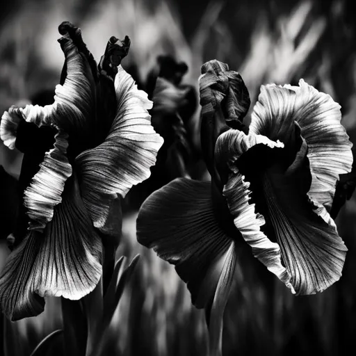 Prompt: I had black irises so dark, the sun didn't even reflect in them. They were horrifying and empty looking. They spoke volumes, despite not making a sound. They were like two pools of ink. The longer he looked at them, the more he felt like he was being pulled in. I had short, fluffy, black hair. It fluffed up in the back and swooped down, covering the bandaged right side of my face. My skin looked soft and was a slight caramel color. I wore a Daphne Edwardian style blouse and a pair of black, vintage trousers with little silver butterflies and white flowers embroidered on. I had black Doc Martins on as well. Attractive, despite the bandages, completely hidden under my clothes, wrapped around my entire body, only stopping at my neck, wrists, and ankles.