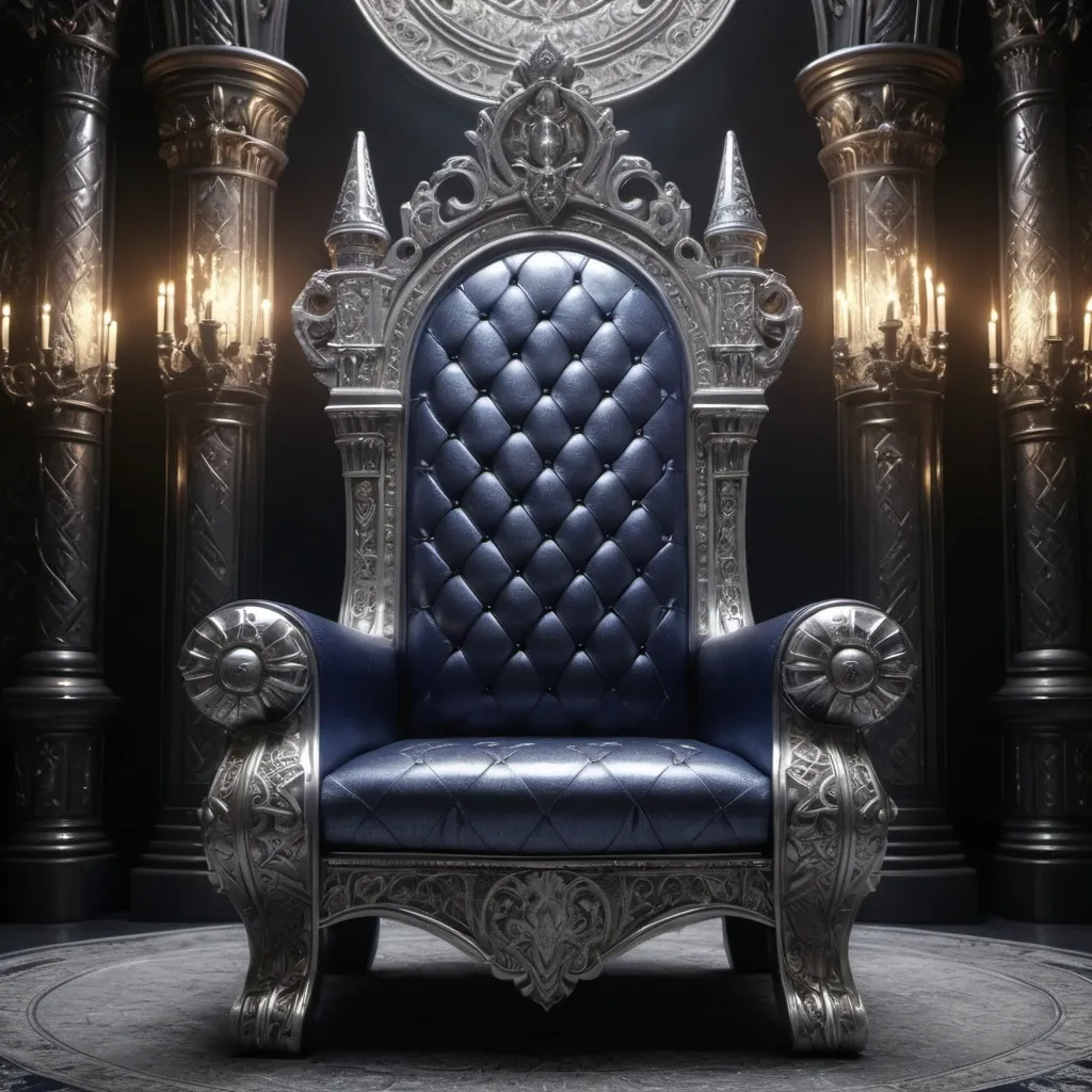 Prompt: Silver throne