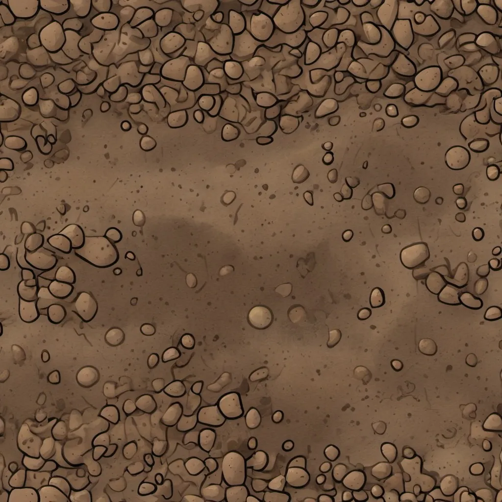 Prompt: cartoon dirt texture