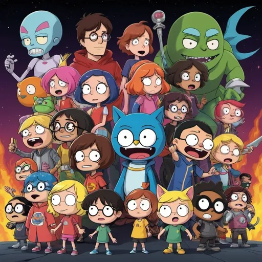 Prompt: Housetrap is NOT Being a Rip Off No More Horn Tony Ross Andrew Hussie Teenage Euthanasia Housetrap Homestuck
Betty Spaghetti Adventure Time
Costume Quest Jar Dwellers SOS
Storybooth Little Princess Caillou The Fairy OddParents Neco-Arc
Confused.com The Cramp Twins Bob's
Burgers WordGirl Making Fiends Salad
Fingers Scott Pilgrim Horrid Henry
Ben 10 Omniverse Digimon Adventure
Last Evolution Kizuna Marvel Studios
Ubisoft Animated Namco Animated
Doodle Draw Helluva Boss Mona the Vampire Horrid Henry Atomic
Cartoons Kickstarter The Owl House
Rick and Morty Little Einstein
Undertale South Park Steven Universe
Madeline The Legend of Zelda PaRappa the Rapper The Strange Chores Teenage Mutant Ninja Turtles Phineas and Ferb Big Mouth Selan
Pike Martin Morning Atomic Betty
Eddsworld Harry Potter Rise of the Teenage Mutant Ninja Turtles Final
Space Steven Universe Future
Vampire Go, Diego, Go! Kazoo Does Art Amphibia Milly Molly OneShot Star vs.
The Forces of Evil Hatsune Miku The Simpsons Danny Phantom Wizards of Waverly Place The Wonderful Wizard of
Quads Gravity Falls GLITCH
Psycholonials Rugrats Regular Show Ben and Holly's Little Kingdom Sym-Bionic Titan Totally Spies
Dora The Explorer
ArwenTheCuteWolfGirl Helltaker
Dexter's Laboratory Winx Club Final
Fantasy 64 Zoo Lane Kick Buttowski
Doraemon Hey Arnold! Metal Family
Hazbin Hotel Bad Media🇺🇸