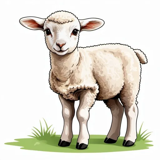 Prompt: Lamb clipart