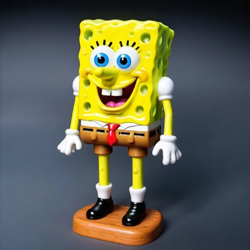 Prompt: Spongebob made from dildos