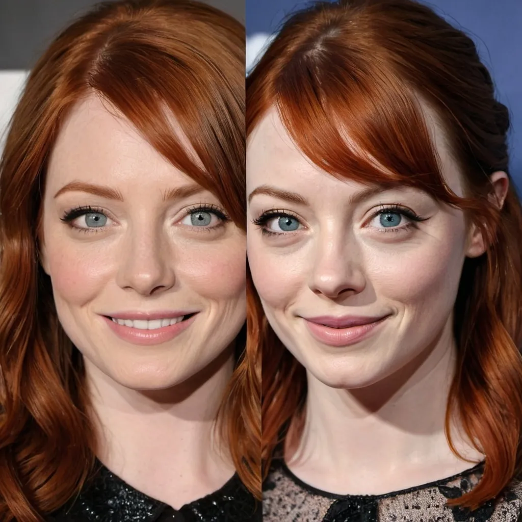 Prompt: Morph faces of Bryce Dallas Howard and Emma Stone 