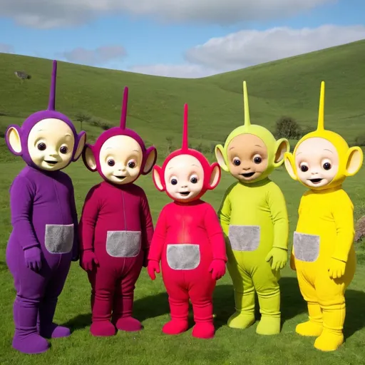 Prompt:  teletubbies

