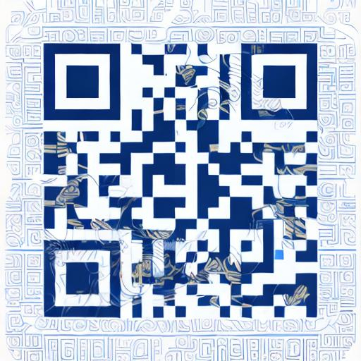 Prompt: make qr code in the style of gzhel porcelain with ornaments in white and blue colour