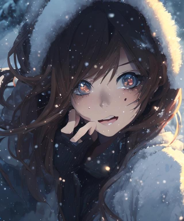 Prompt: anime girl standing on a mountain side in the snow, long shot scenic professional photograph of {mountain side}, perfect viewpoint, highly detailed, wide-angle lens, anime atmospheric, anime scenary, anime lanscape, anime painting, art of wlop, street background, clean detailed anime art, anime vfx, anime. Final fantasi art style, machine, clean detailed anime art, anime vfx, everything in sharp focus, HDR, UHD, 64K