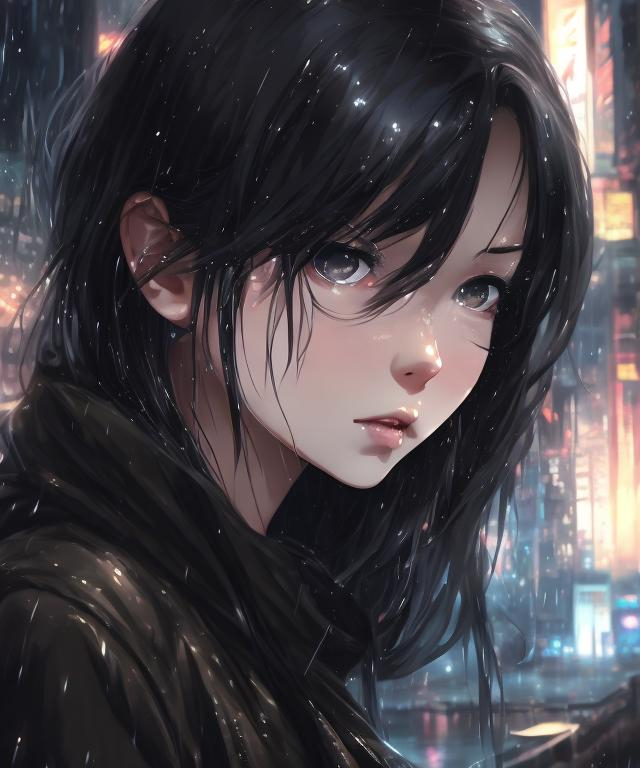 Prompt: anime girl standing on a river side in the rain, long shot scenic professional photograph of {city river}, perfect viewpoint, highly detailed, wide-angle lens, anime atmospheric, anime scenary, anime lanscape, anime painting, art of wlop, street background, clean detailed anime art, anime vfx, anime. Final fantasi art style, machine, clean detailed anime art, anime vfx, everything in sharp focus, HDR, UHD, 64K