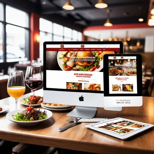 Prompt: create your restaurant website with us