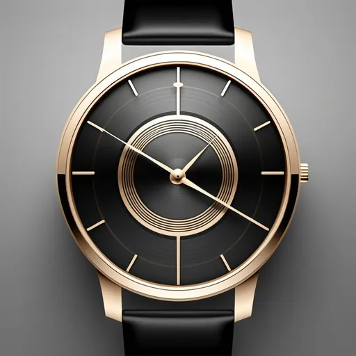 Prompt: Generate a minimalistic watch dial design  that exemplifies the elegance of music