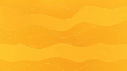 Prompt: Create an abstract background infused with warm hues of golden yellow and vibrant orange. The image features a rhythmic pattern of wavy lines of various widths that dance across the flat and even surface, each curve slightly irregular to evoke a hand-drawn charm. The gentle undulations breathe a sense of flow and motion, inviting the eye to move throughout the piece. Soft, even lighting bathes the scene, enhancing the warmth and depth of the colors, while ensuring that no foreground objects distract from the geometric patterns. 