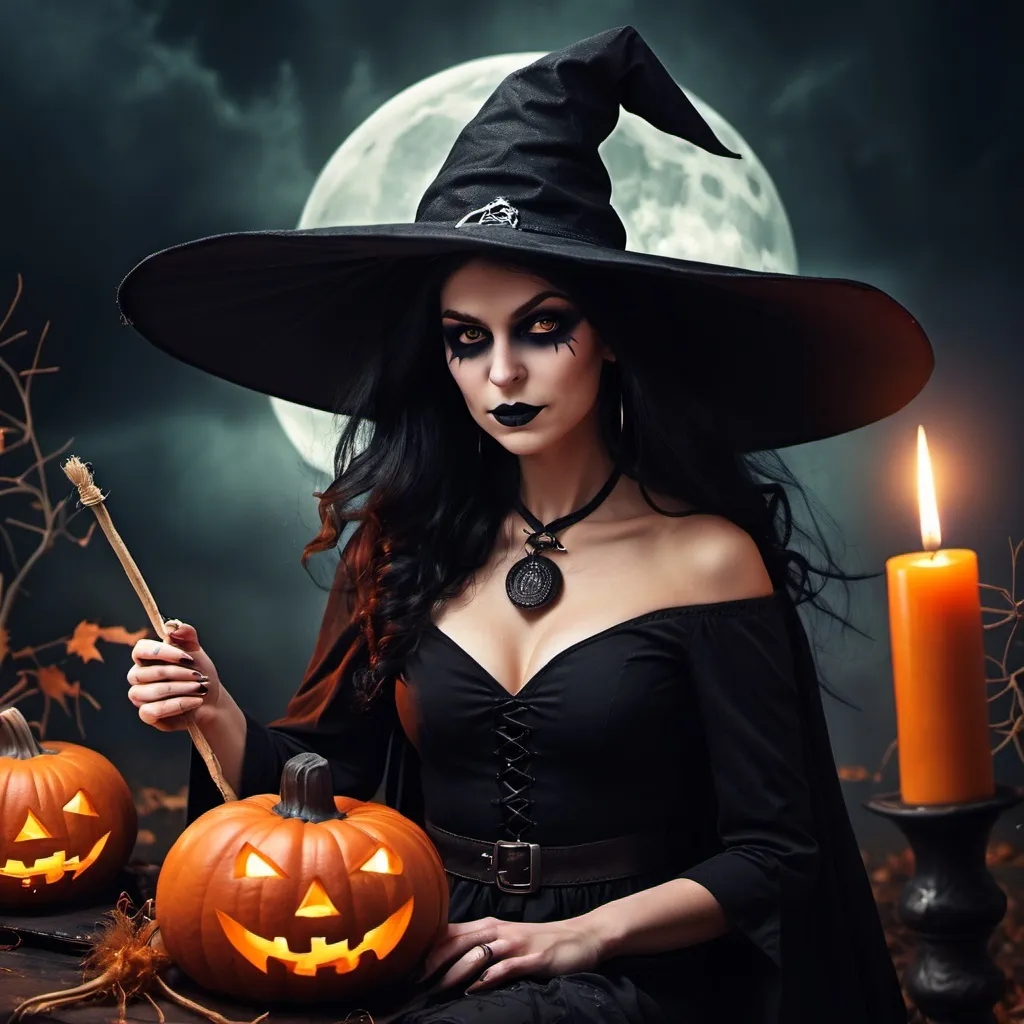 Prompt: Witch ,samahain, fb banner heloween