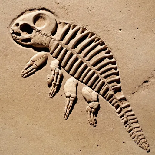 Prompt: fossil