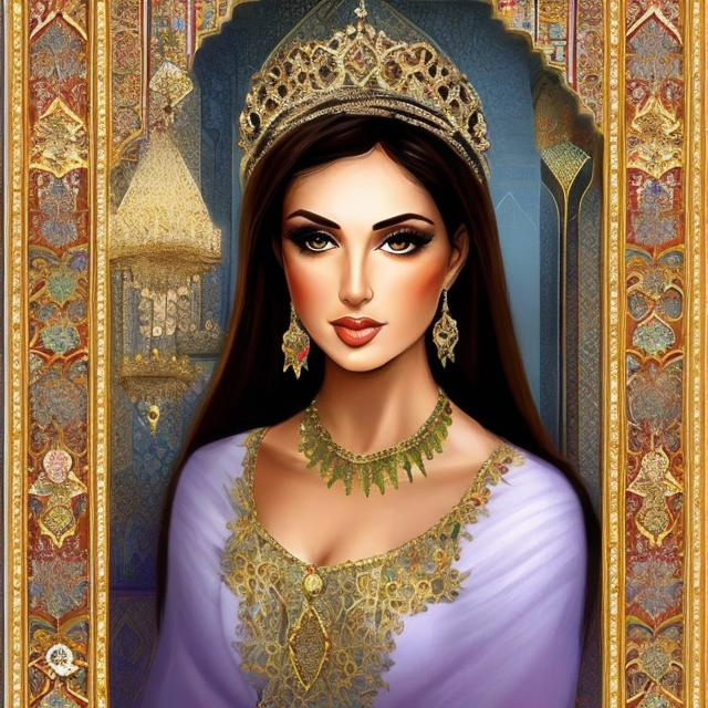 Prompt: Iranian princess