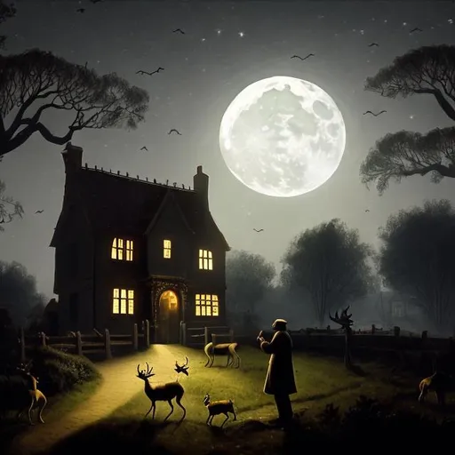 Prompt: old english houses
Moonlight
an old salesman
a long way
deers flying in the air
