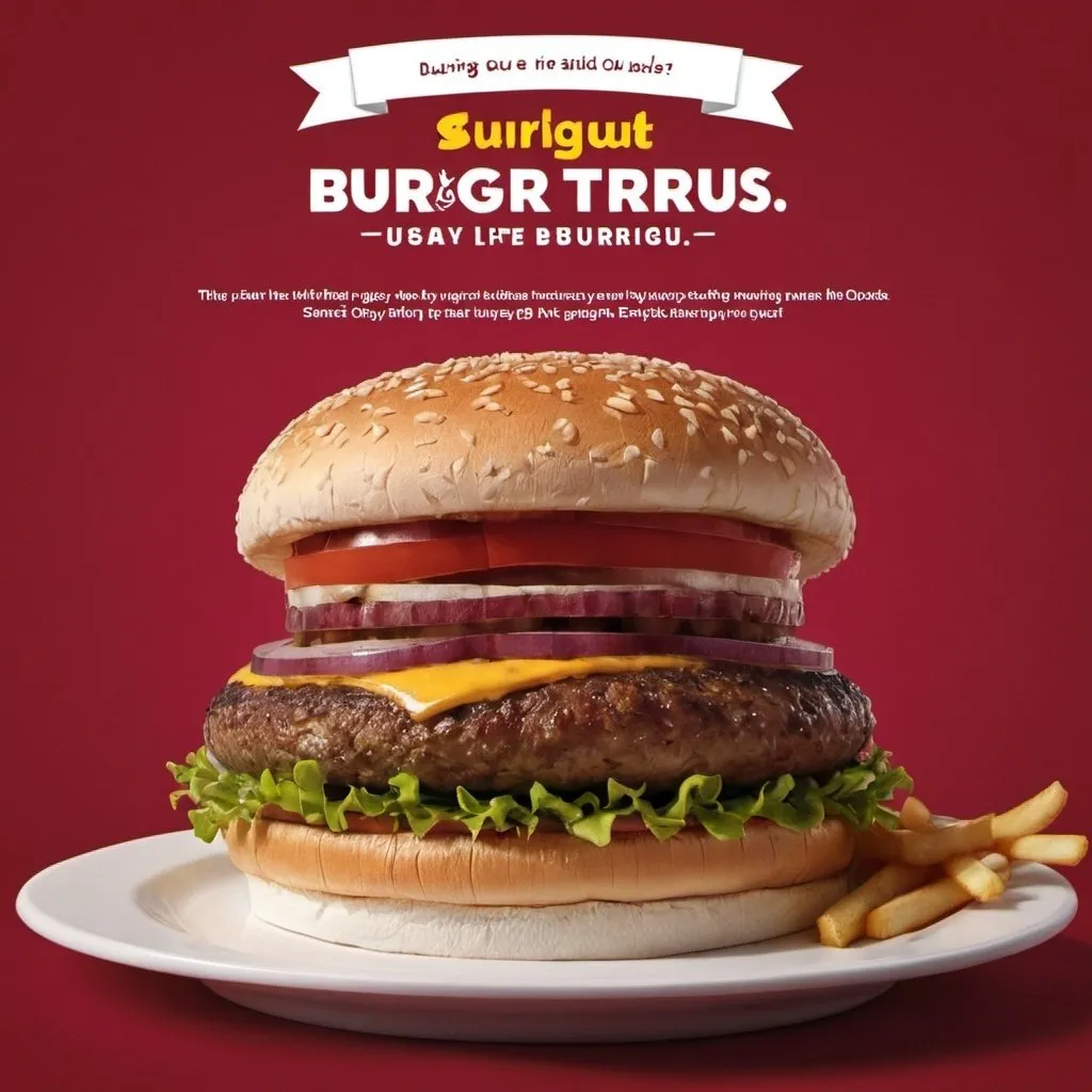 Prompt: burgur ad
