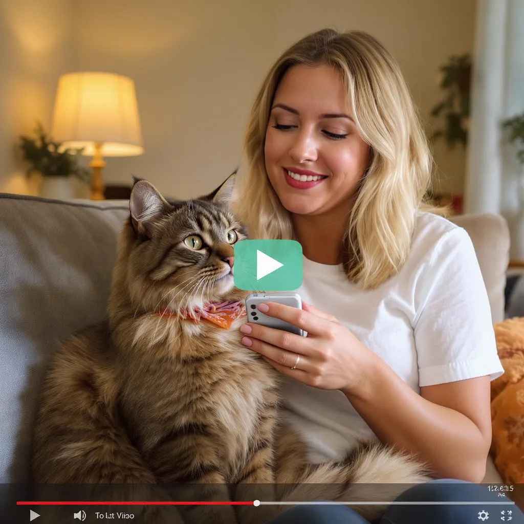 Prompt: cat nanny lisboa video com gato para vender cat sitting