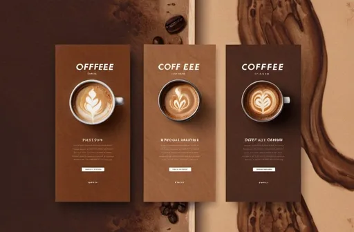 Prompt: Immersive webpage, coffee texture, appealing, modern website design, high quality, sleek and stylish, warm coffee color palette, warm and inviting lighting, premium coffee experience, best quality, high resolution, modern, immersive, realistic, warm tones, detailed design, professional, inviting lighting