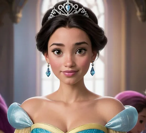 Prompt: New disney princess look not as any other princesses