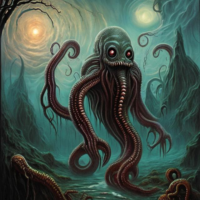 Prompt: scarier, lovecraftian