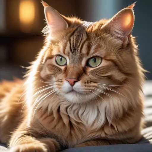 Prompt: Hyper-realistic morning photograph of a cat, sharp focus, 8k, sunny, Sony 50mm 1.4, Sony, AR 16:9, detailed fur, vibrant colors, warm lighting, professional photography, high resolution, cat, morning, sunny, hyper-realistic, sharp focus, 8k, photograph, Sony, 50mm 1.4, AR 16:9, detailed fur, vibrant colors, warm lighting, professional