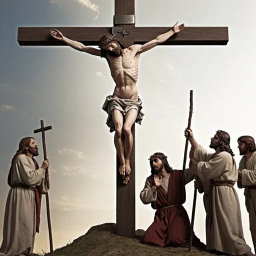 Prompt: Jesus dies on the cross

